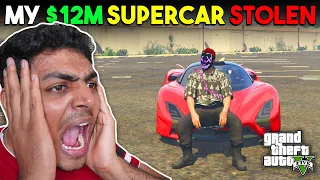 My $12 Million Supercar STOLEN 😢 | GTA 5 Grand RP #18 | MrLazy [HINDI]