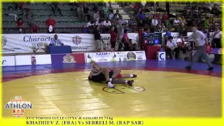 TOUR 5   FS 74 kg KHADJIEV Z  FRA Vs SERRELI M  RAP SAR