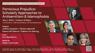 Pernicious Prejudice: Scholarly Approaches to Antisemitism & Islamophobia