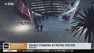 One dead in Westlake Metro station stabbing; suspect at large