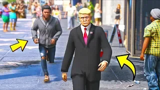 What happens if you follow Mr President?! (GTA 5 Mods Gameplay)