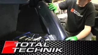 How to Remove Rear Seat Side Panels - Audi A6 S6 RS6 - C5 - 1997-2005 - TOTAL TECHNIK