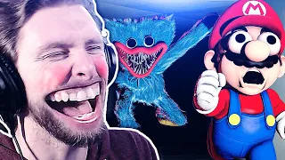 VAPOR REACTS TO SMG4 IF MARIO WAS IN POPPY PLAYTIME!