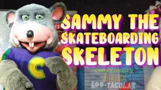 Chuck E. Cheese - Sammy the Skateboarding Skeleton (Edison, NJ)