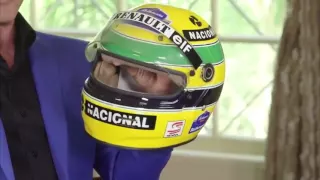 Senna's helmet gifted to Stallone is explained by the actor.