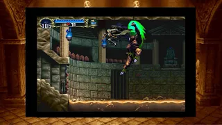 Castlevania SoTN - Luck Mode (Short Sword) VS Werewolf and Minotaur [No Damage]