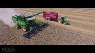 Cilinkó Farm Harvest: Fortschritt E514 & John Deere S670i +MacDon - 2018 Hungary