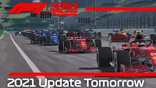 2021 Update Tomorrow!!! | F1 Mobile Racing