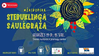 #žaibopera STEBUKLINGA SAULĖGRĄŽA