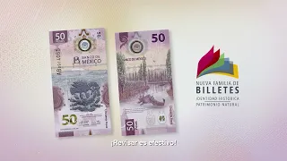 Billete de 50 pesos de la familia G - elementos de seguridad