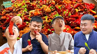 Foods Prank! Spicy Food Challenge | TikTok Funny Video by Songsong and Ermao | Asian Food Mukbang