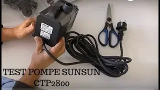 TEST POMPE SUNSUN CTP2800