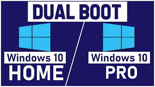 How to Dual Boot Windows 10 Home and Windows 10 Pro | Step by Step Tutorial