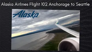 Boeing 737 MAX: Alaska Airlines Flight 102 Anchorage to Seattle: Take off and Landing