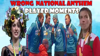 Wrong National Anthem Played Moments