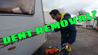 Caravan Dent Removal, is there a new way to repair dents in your caravan.