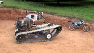 Tracked vehicle, First test drive