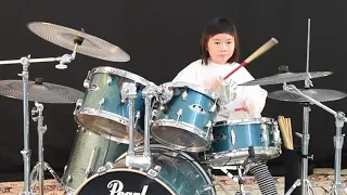 Counting Stars - Drum Cover (7 Years Old)