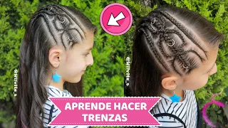 🔴 Peinados Fáciles / TRENZAS / Peinado de MODA 💙 WILVITA