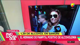 Escándalo con el hermano de Pampita: 1,39 positivo en el control de alcoholemia