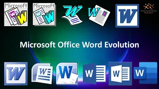 Microsoft Office Word Evolution 1990-2022