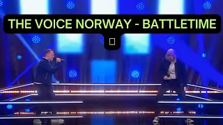 Battle Stage! 🔥 Kristoffer vs. Tage |  Leave a Light On (Tom Walker) | The Voice Norway 2023