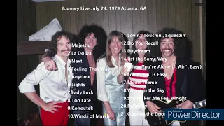 Journey Live July 24, 1979 Atlanta, GA