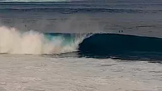 2nd reef MONSTER Pipeline wave – January 2, 2022