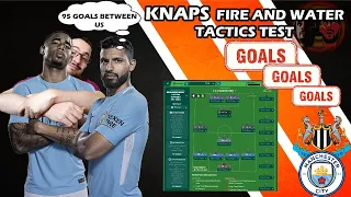 160 GOALS FOR AND 95 BETWEEN 2 STRIKERS | FM20 TACTICS | KNAP FIRE AND WATER | TACTICS TEST FM