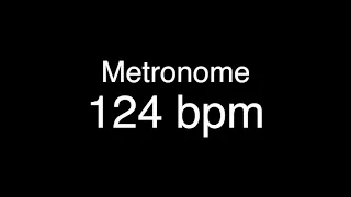 124 bpm Metronome