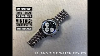 Dan Henry 1964 Gran Turismo Chronograph Watch Review: Vintage Inspired Watch for the Everyday Dude