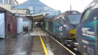 Caterpillar THRASH!! DRS 68020 & 68022 open up through Preston on 4S43, 4/11/16