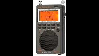 Review Hanrongda HRD 747 portable AM FM SW VHF UHF receiver with SSB