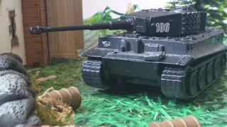 Tiger 1 VS T34 85 │ WW2 Tank Battle Stop Motion Animation War