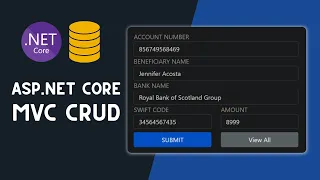 Asp.Net Core MVC CRUD Operations with EF Core