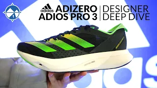 adidas adizero Adios Pro 3 Designer Deep Dive | Building the Fastest Adios To Date!!