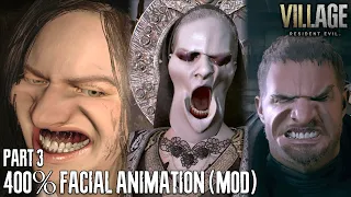 RESIDENT EVIL VILLAGE - 400% Facial Animations | Chris & Miranda Cutscene (MOD)