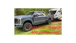 2023 Ford F350 TREMOR 400 mile towing loop with Travel trailer and DEF fill up