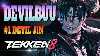 DevilBuu (Devil Jin) ➤ Rank #1 Devil Jin - Top 1 Devil Jin - Tekken 8 - God of Destruction