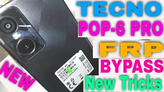 Tecno Pop 6 Pro (Be8 ) Frp Bypass New Method 2023 | Tecno Google Account Remove Latest Version