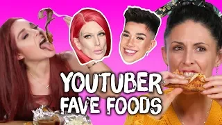 Trying YouTubers' Favorite Foods! (Cheat Day)