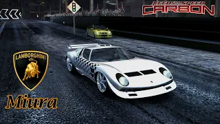 Lamborghini Miura | Old School Car In NFS Carbon | Remastered Edition 4K Graphics |