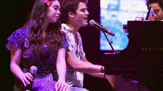 Auli'i Cravalho and Darren Criss perform at Elsie Fest at Central Park SummerStage in NYC 171008