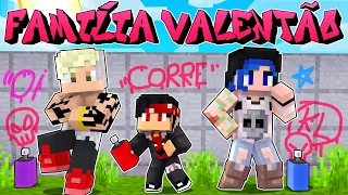 P3DRU foi ADOTADO pela FAMÍLIA DE VALENTÕES no Minecraft