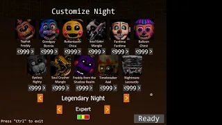 FNaF Ultimate Edition 3 || legendary night or 999 mode complete