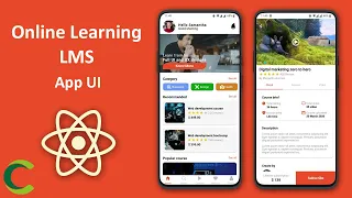 Online Learning App UI in React Native | Udemy Clone React Native