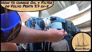 How to Change the oil on a Volvo Penta 5 7GI e