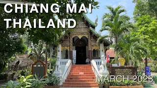 [4K]Walking around Chiang Mai, Thailand in Mar 2023