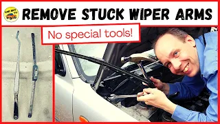 How To Remove Stuck Windscreen Wiper Arms (Without Special Tools)