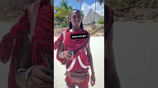Trying ARK drops for the first time. Natural performance supplement. Maasai reaction!